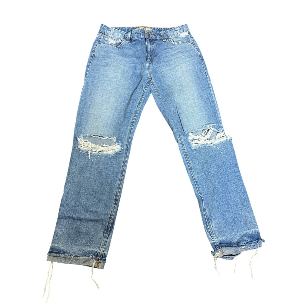 Joe's Jeans Light Blue Distressed Boyfriend Jeans